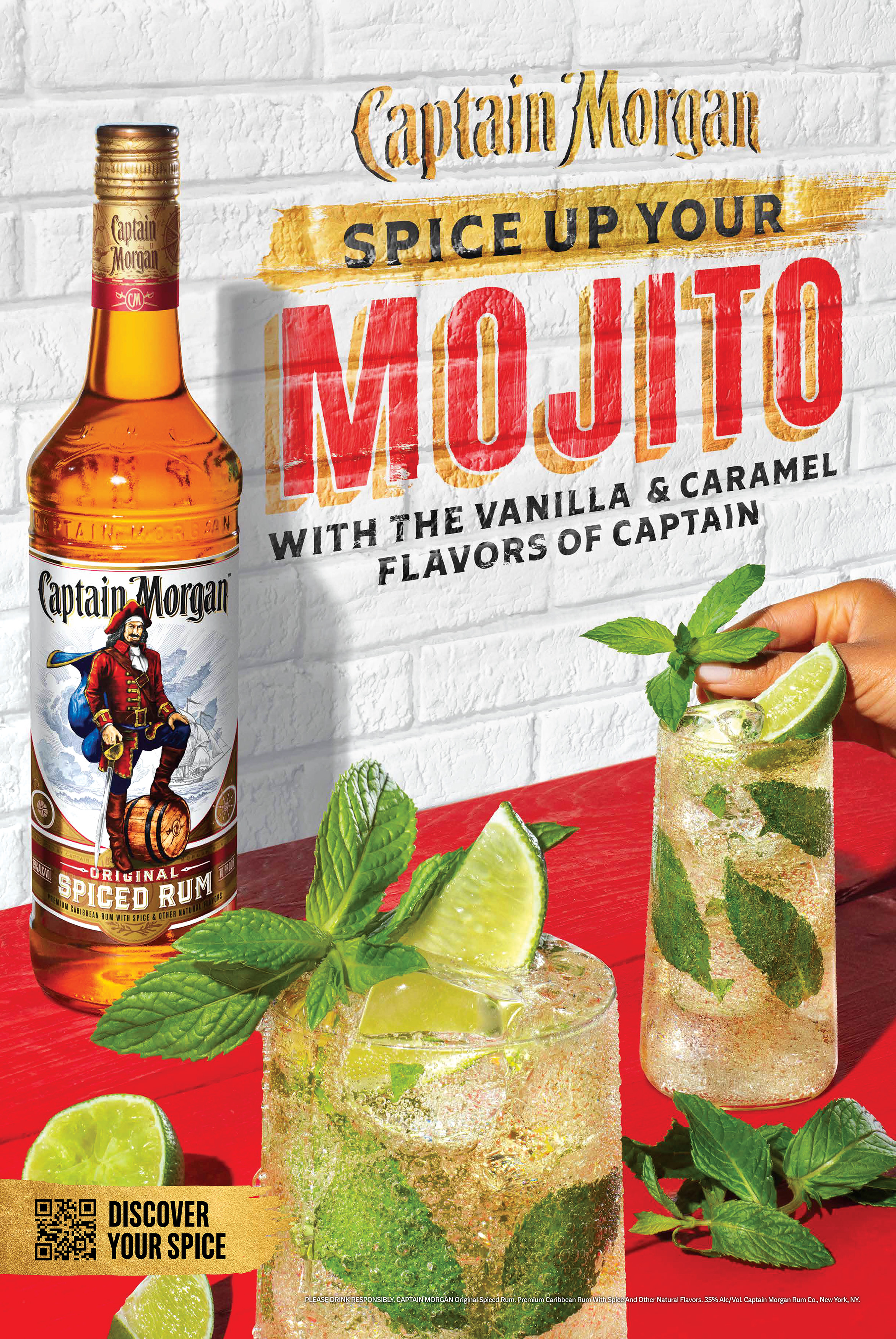 cocktails mojito captain morgan rum Johanna Brannan Lowe Food and Prop Stylist | packaging London