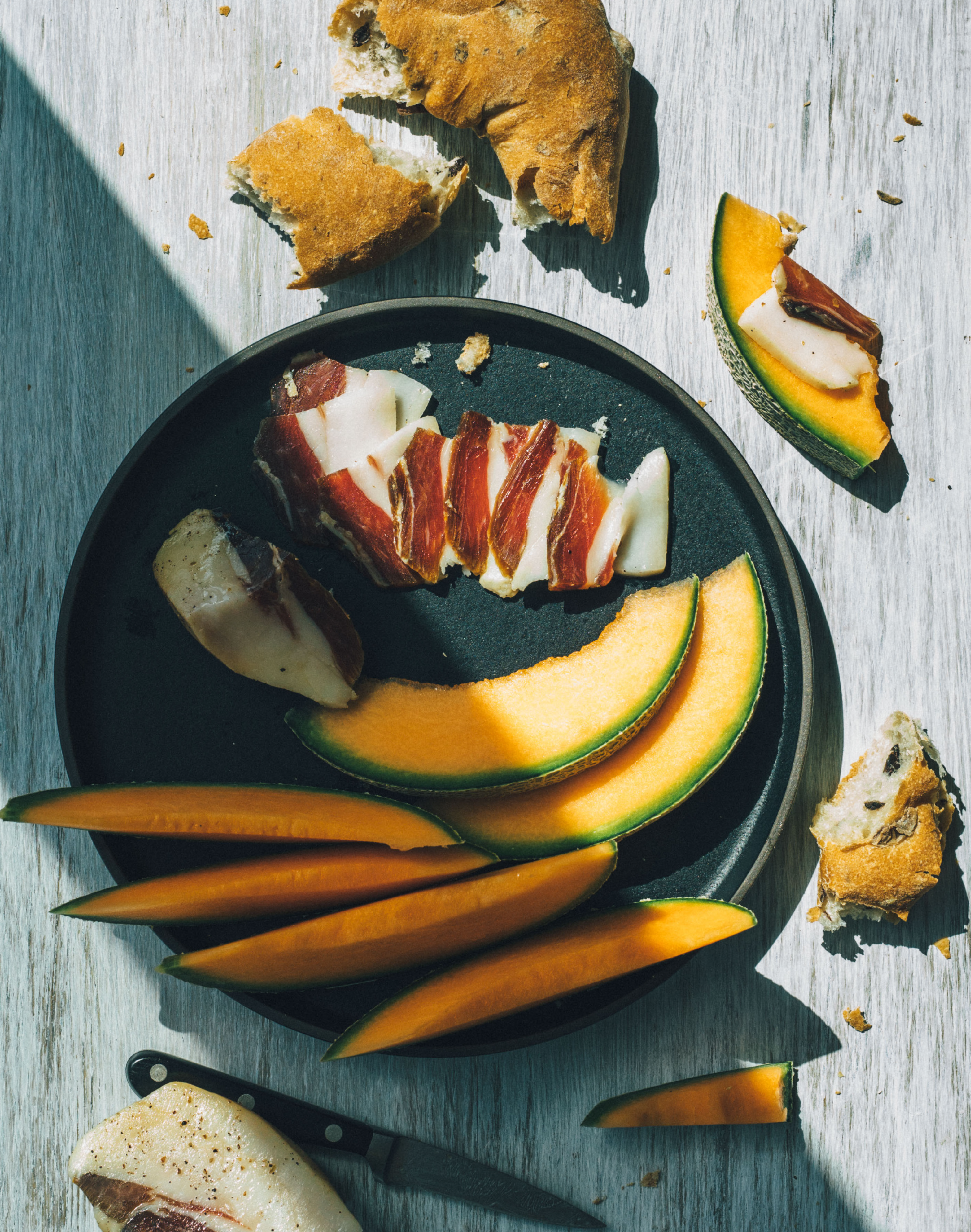 antipasti charcuterie summer melon Johanna Brannan Lowe Food and Prop Stylist | recipe developer Chicago