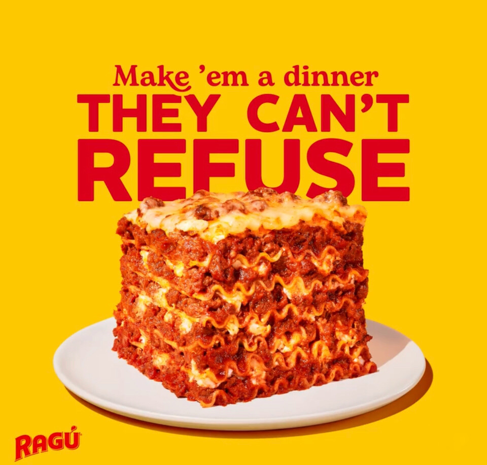 ragu lasagna cover art Johanna Brannan Lowe Food and Prop Stylist | packaging Los Angeles