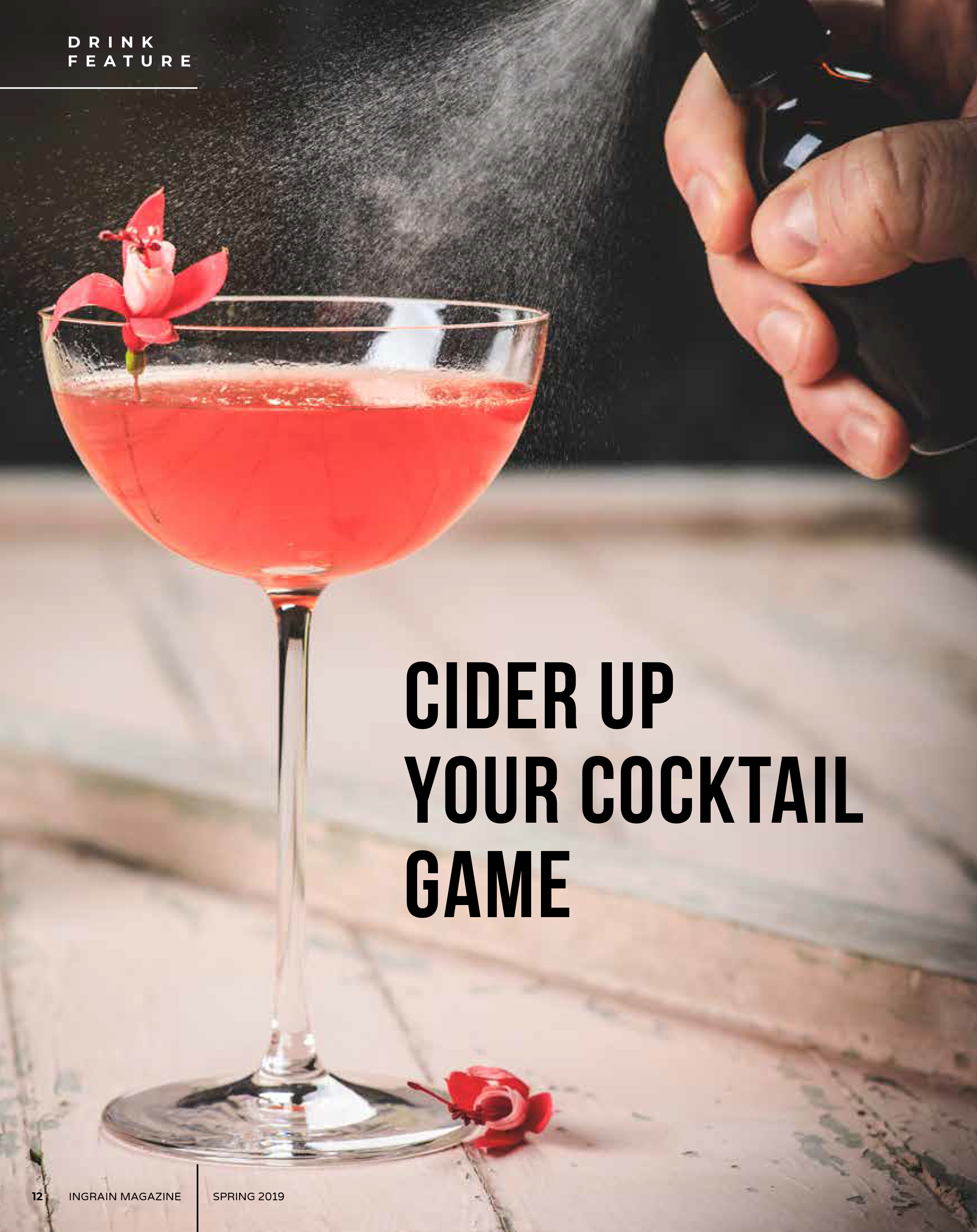 Ingrain cocktail spritz