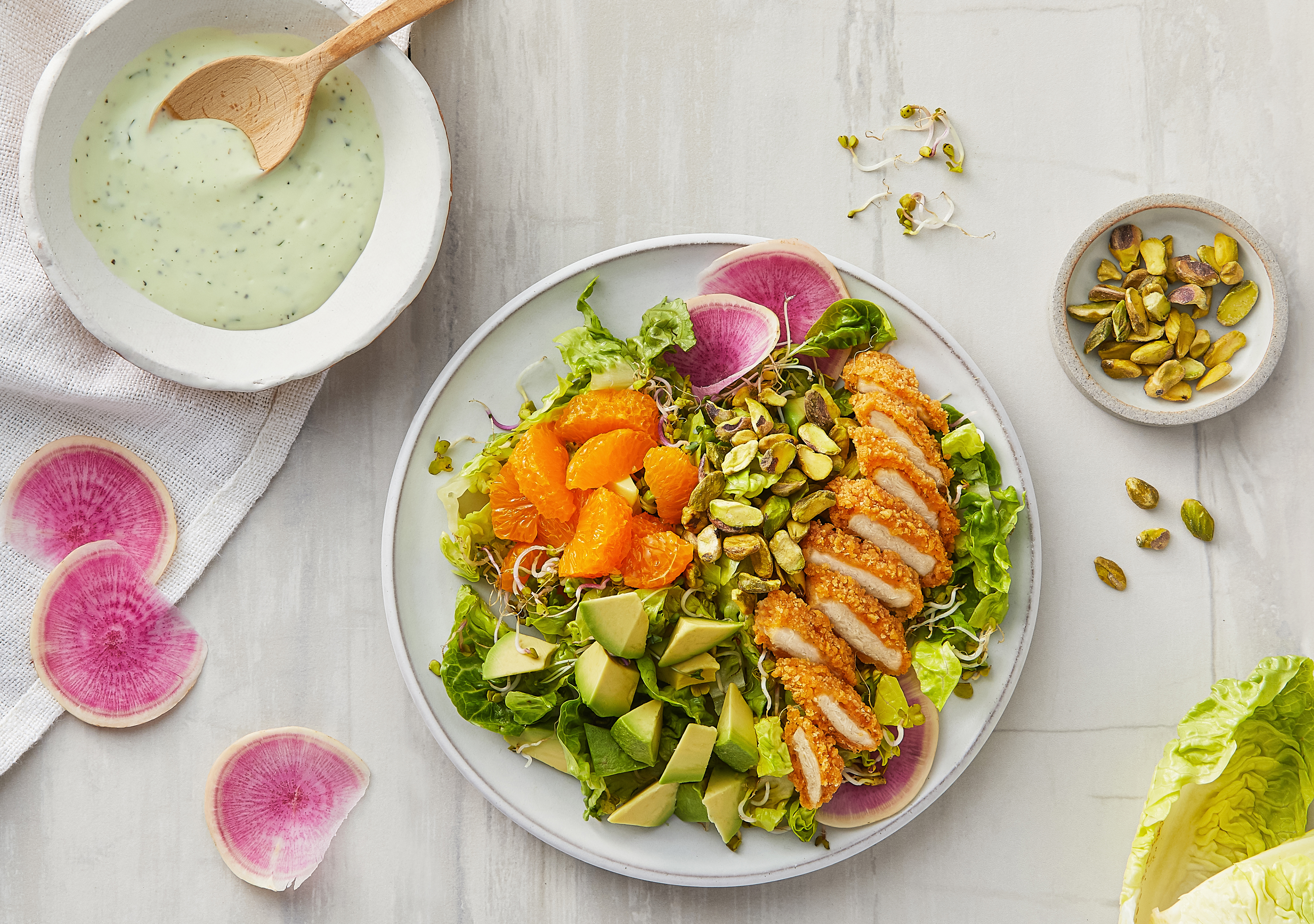 lightlife chicken tenders green goddess dressing