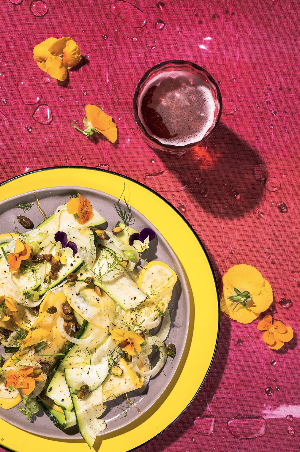 zucchini salad Johanna Brannan Lowe Food and Prop Stylist | recipe developer Chicago